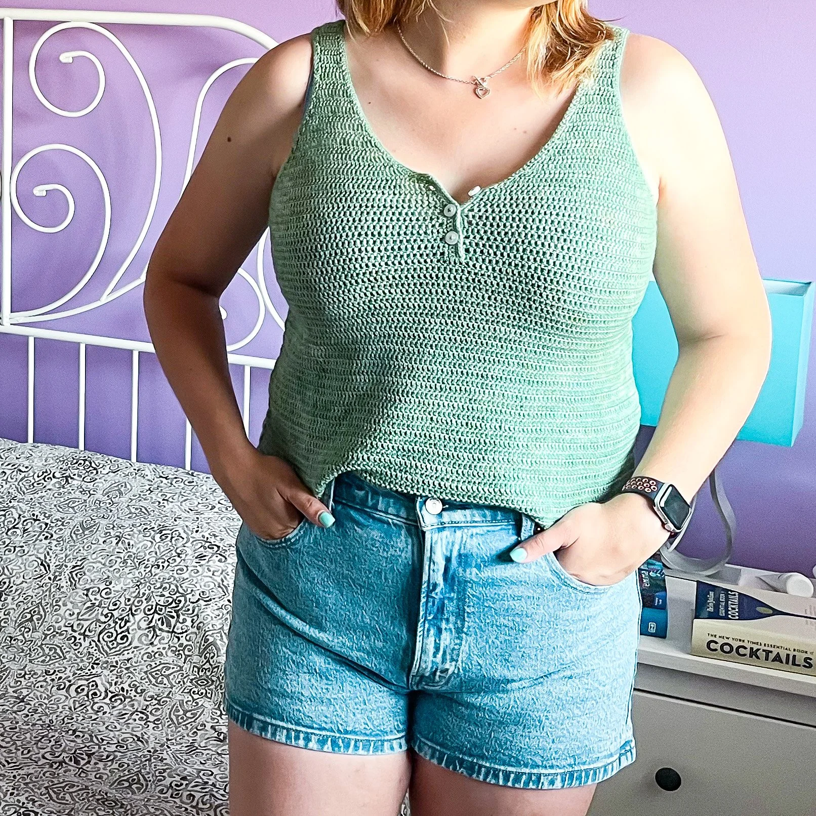 Daphne Henley Tank Top: Pattern Tester Showcase — Tinderbox Crochet